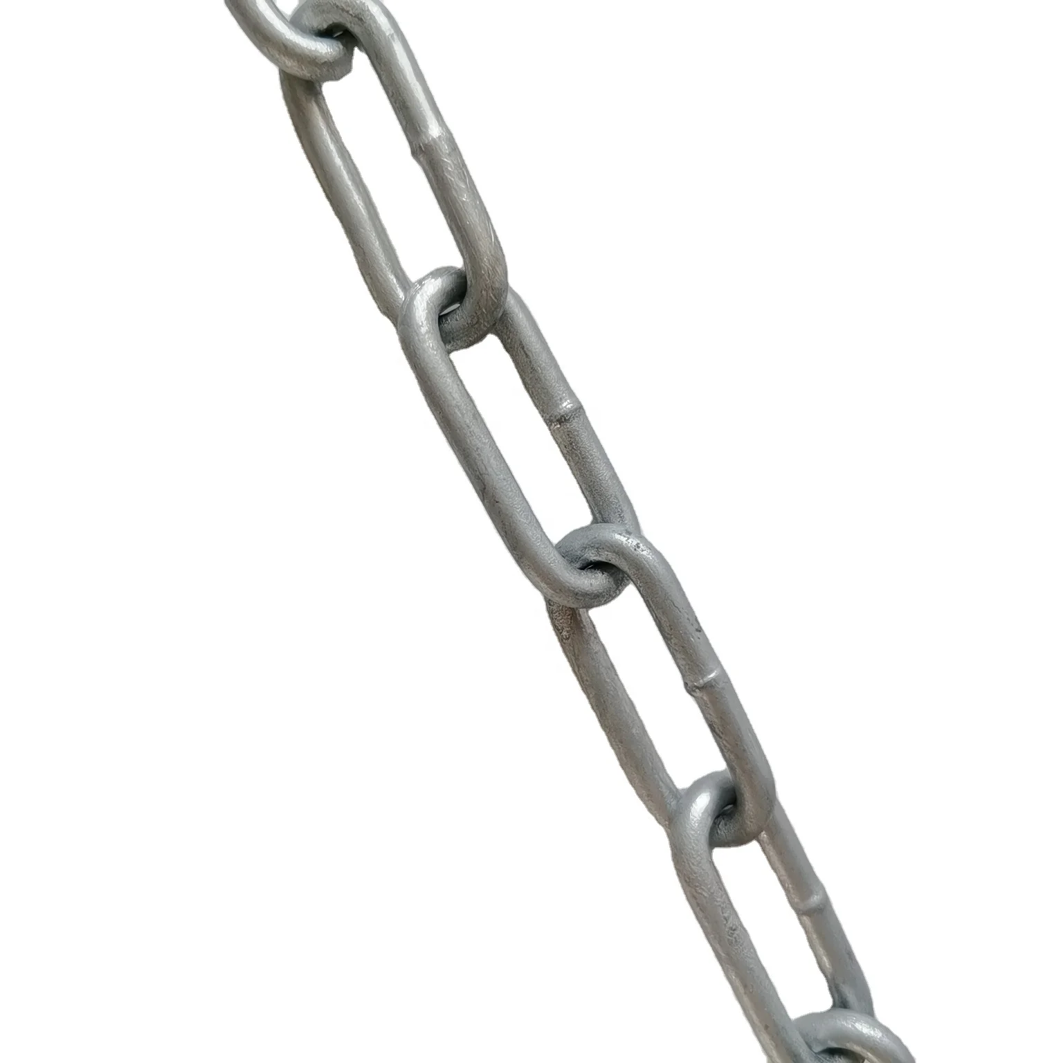 Smooth Welding 5MM Hot Dip Galvanized Steel DIN763 Long Link Chain