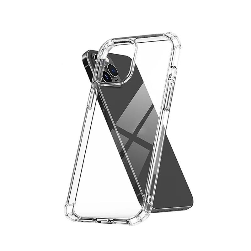  Clear Phone Case for Iphone 12 11 Transparent Cover Pro Max Tpu Soft Slim Mobile I Shockproof