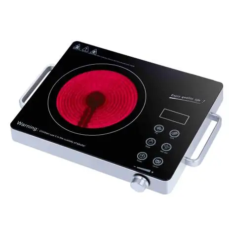 Touch single head radiant infrared cooker smart single hob infrared cooktop single burner ceramic cooktops with multi functions