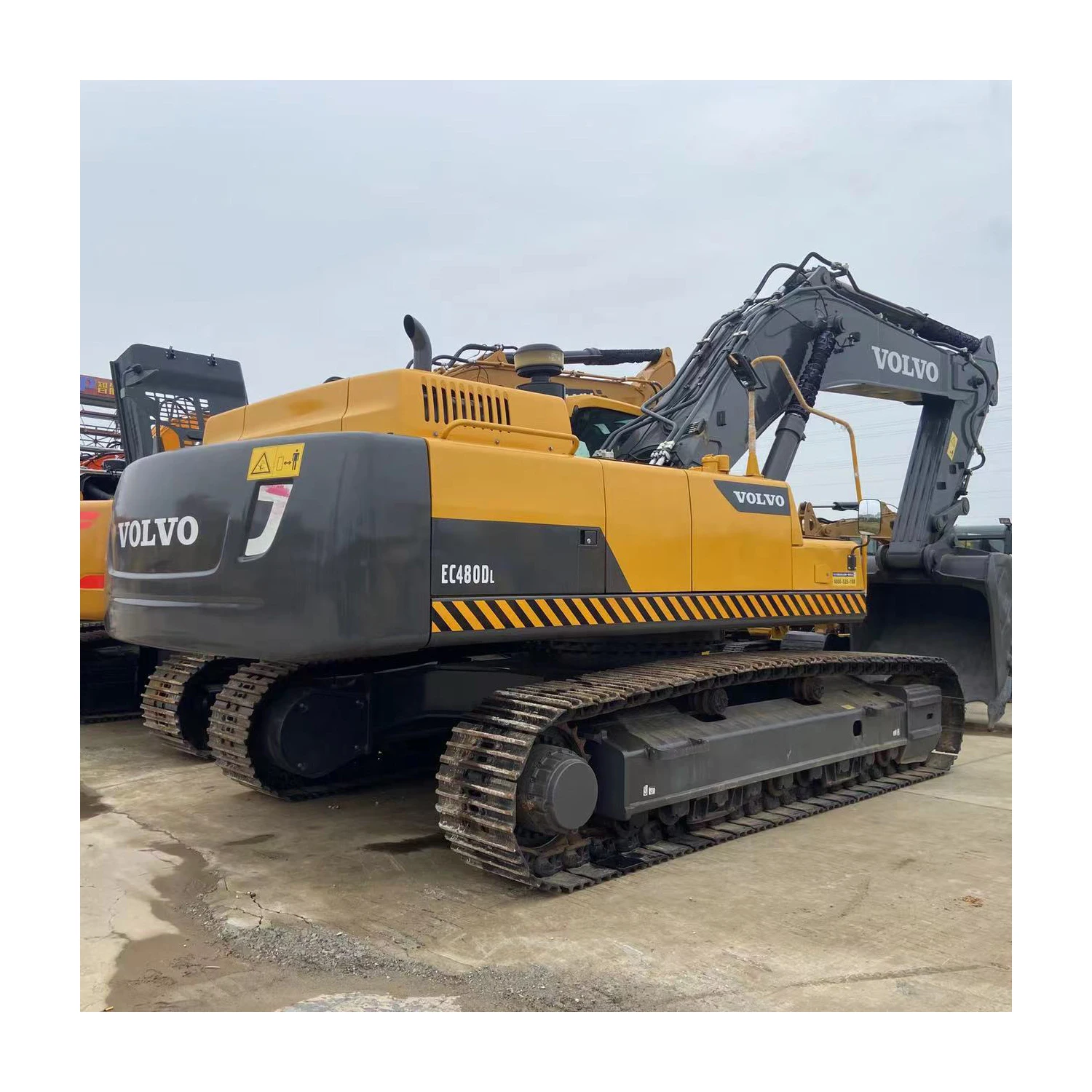 Сверхмощная техника Volvo EC480 48Ton экскаватор для тяжелых горных работ