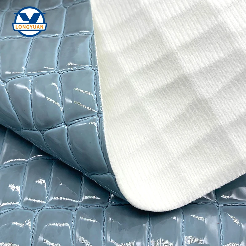 0.9mm Wholesale Free Sample Pu Synthetic Leather Materials for Bags