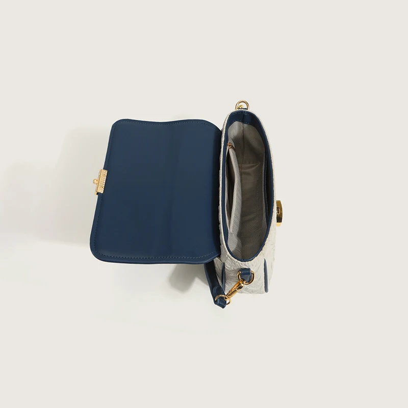 Hot Selling Fashion Solid Color with Beaded handle Pleated Shoulder Bag For Women