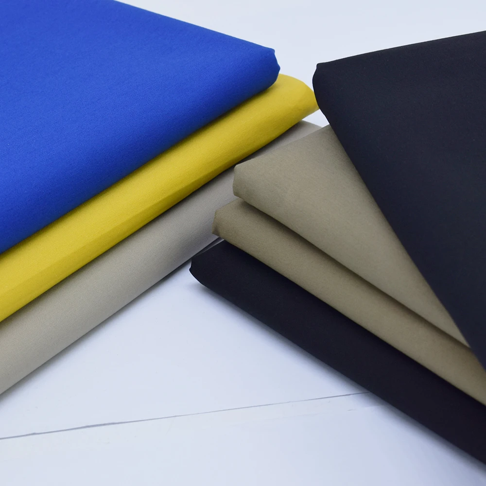 
soft and smooth nylon cotton spandex blend fabric for garments 