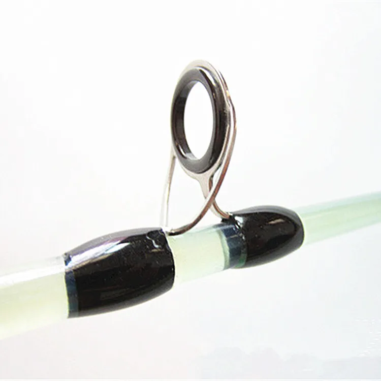 Chinese made fiberglass offshore saltwater spool set and EVA handle 2 section solid Luya fishing rod