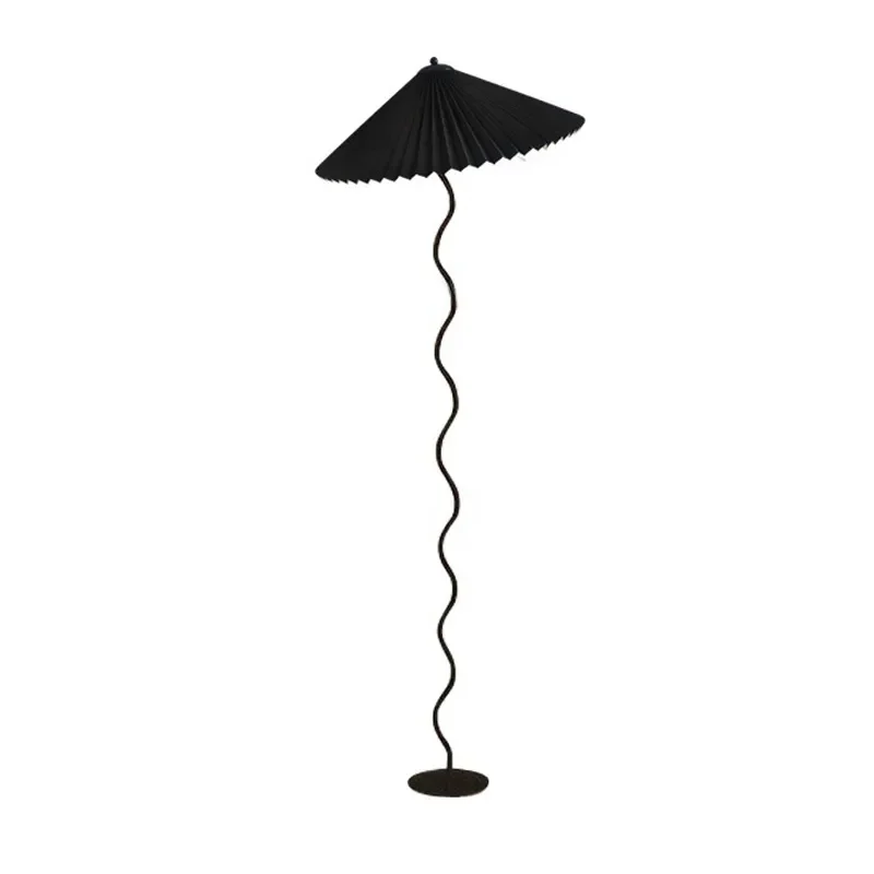 Newly Designed Office Round Umbrella Double-sided Luminous LED Floor Lamps Standing Light Nordic Modern Design
