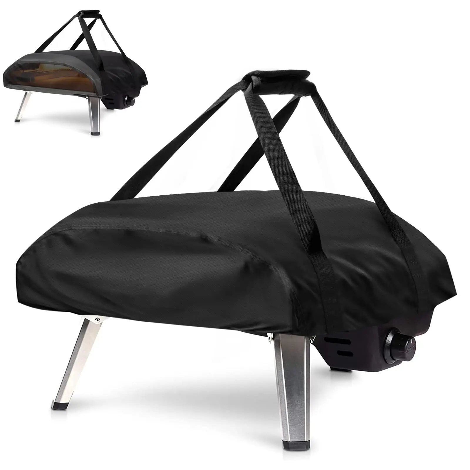 Heavy Duty 420D Oxford Waterproof Pizza Grill Cover All Season Protection Pizza Oven Cover For Ooni Koda 16 Pizza Ovens