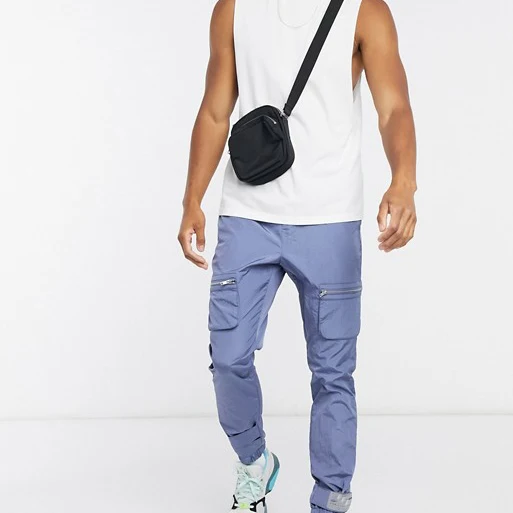 Мужские качественные водонепроницаемые нейлоновые брюки-карго с большими карманами