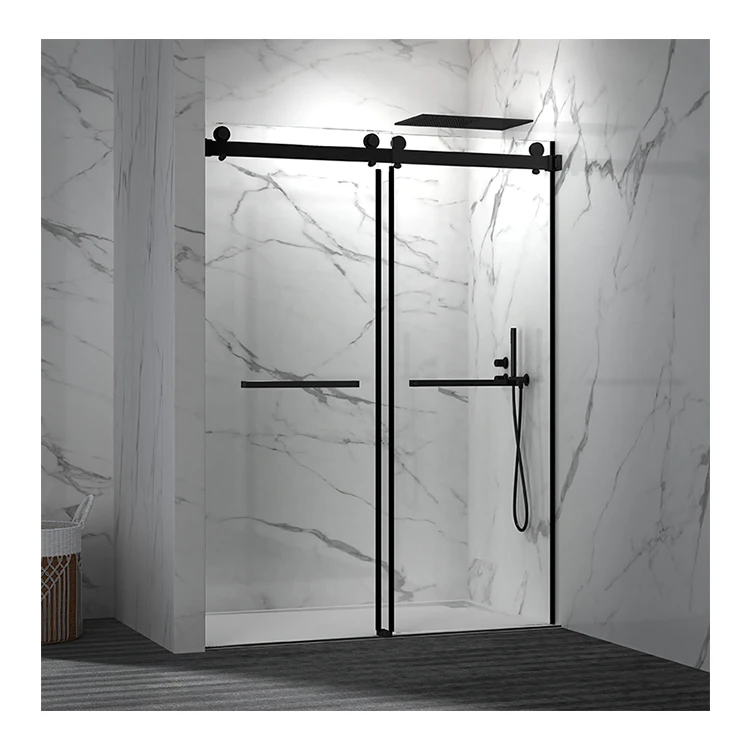 Wholesale Bath Tubs Room Cheap Bathroom Shower Rooms Glass Double Doors Shower Door