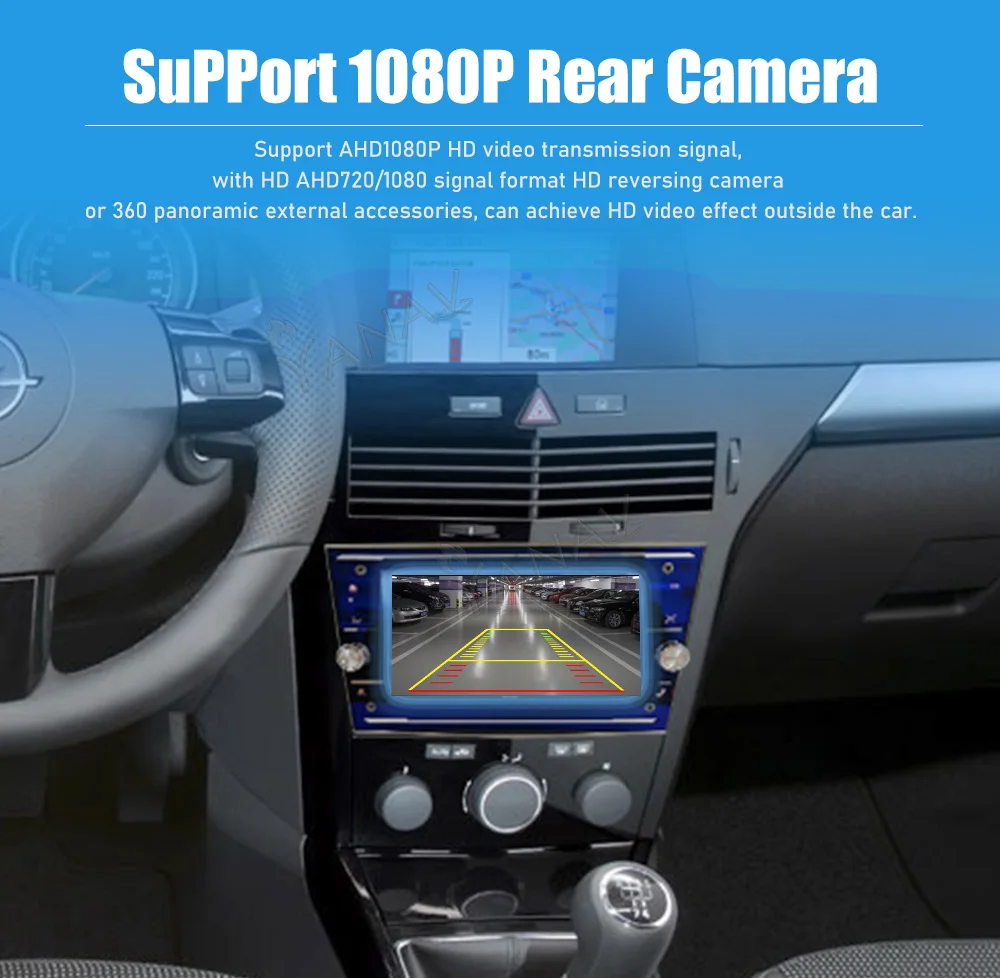 Мультимедийный плеер на Android 12 Автомагнитола для Opel Astra H G J Vectra Antara Zafira B Corsa C Vivaro Meriva