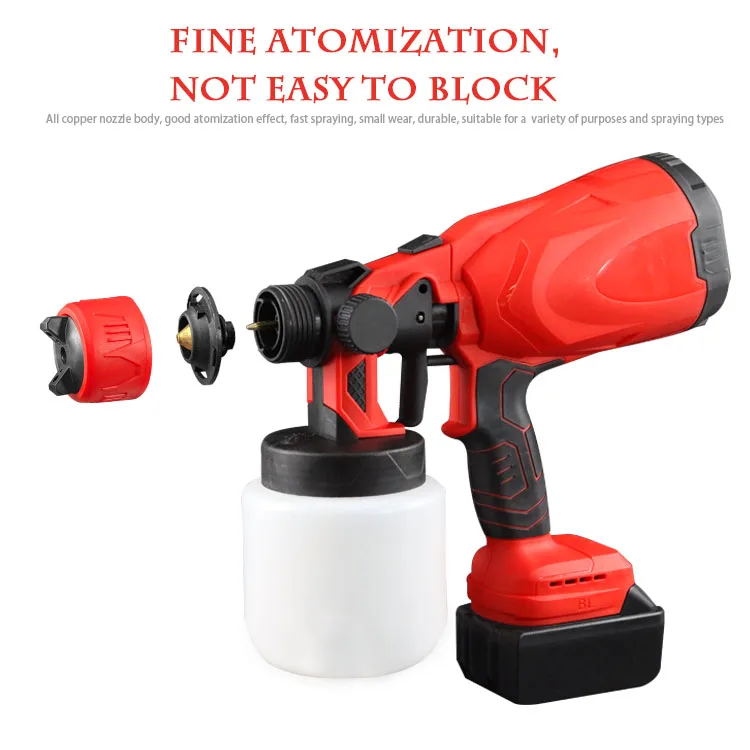 professional plastic paint cordless spray gun CSG004 water rain gun spray
