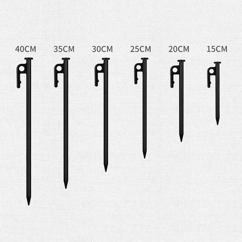 Outdoor multifunctional bold tent floor nails camping accessories steel metal durable tent Nail peg