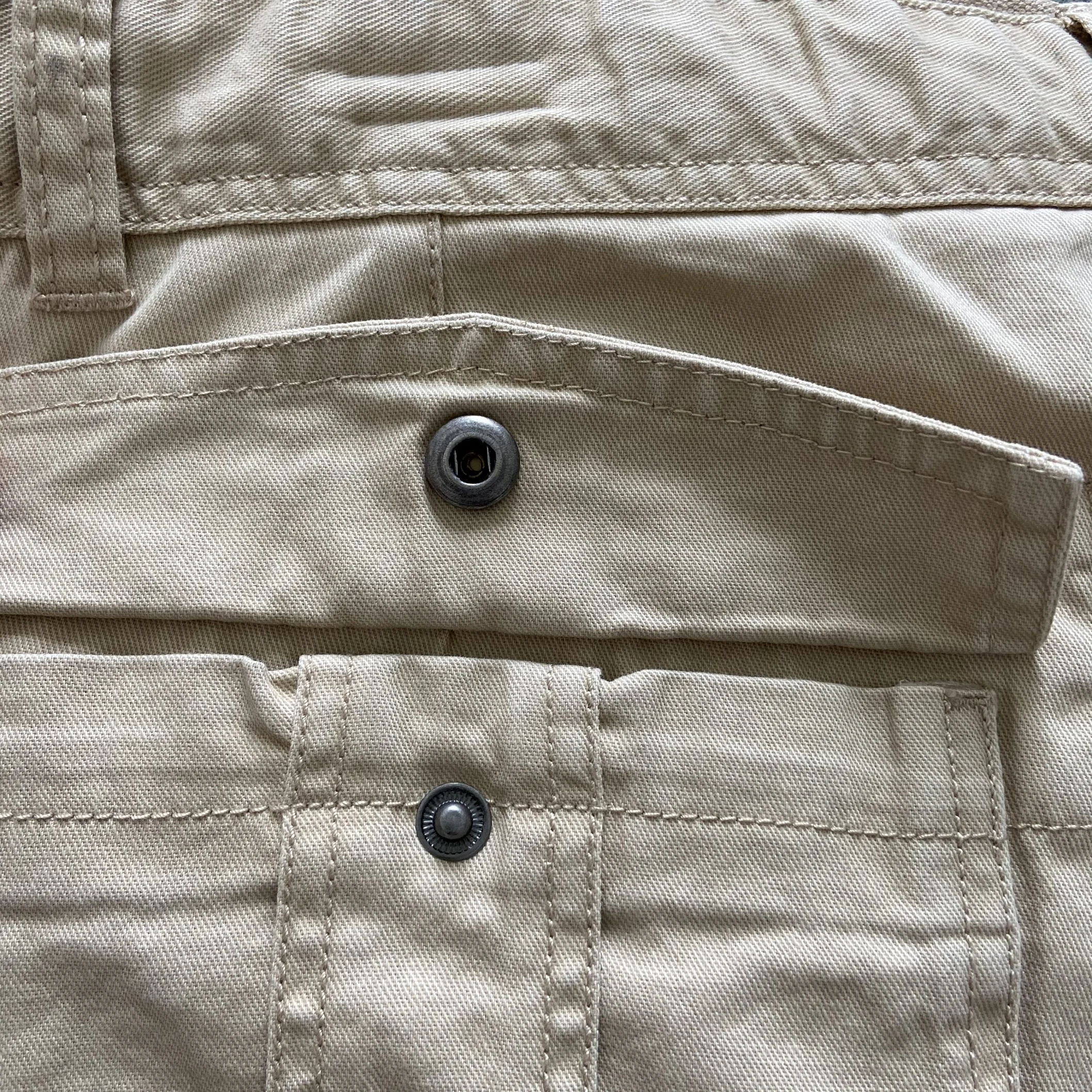 
Mens Premium Cotton Chino Twill Washed Multi Pocket Cargo Short 