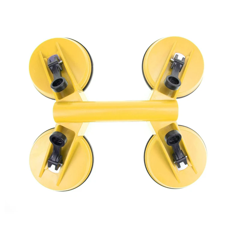 Industrial Rubber Glass Vacuum Cup Lifter Ceramic Tile Moving Four Cup Suction Lifter