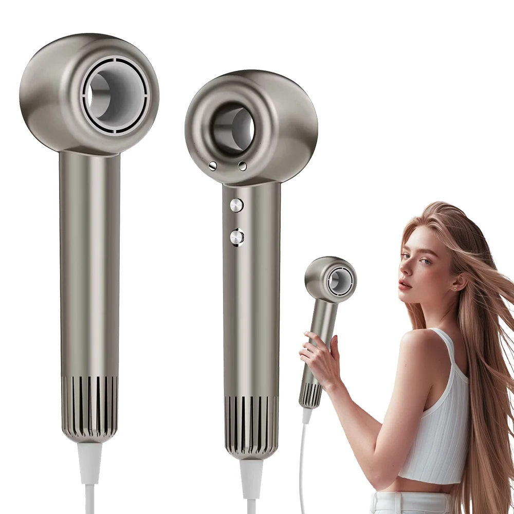 2024 New Trends 1400W 110000 Rpm Brushless Motor Fast Drying Hair Dryers 600 Million Home Negative Ionic Blow Dryer