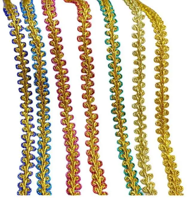 Hot Selling Custom Embroidery Guipure Lace Trim Luxury Chemical Polyester Lace Trimming Wedding Garment Accessories Decoration