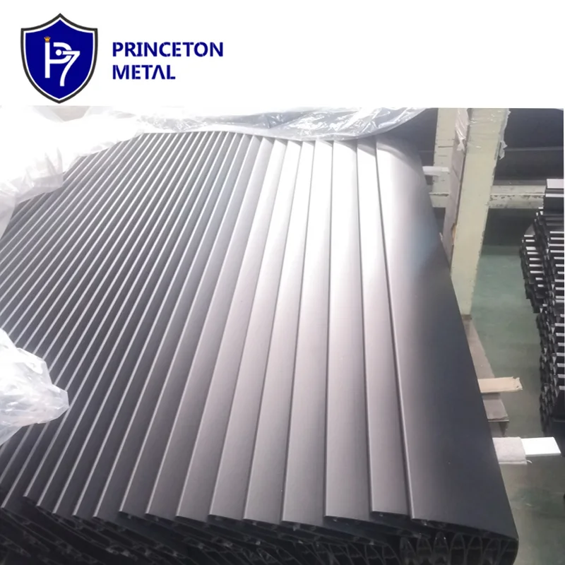 Princeton Metal Aluminum Profile 6063-T5 for Louver Fence Panels and Gate Customized Aluminum Extrusion