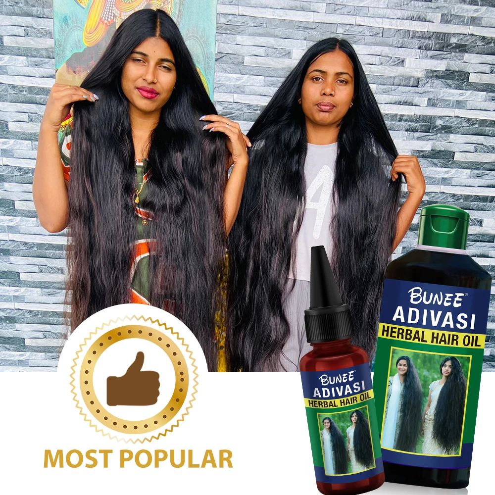 New Arrivals Natural Organic Adivasi Hair Oil ayurvedic shampoo Indian Hair Growth Oil Anti Hair Loss Treatment Products