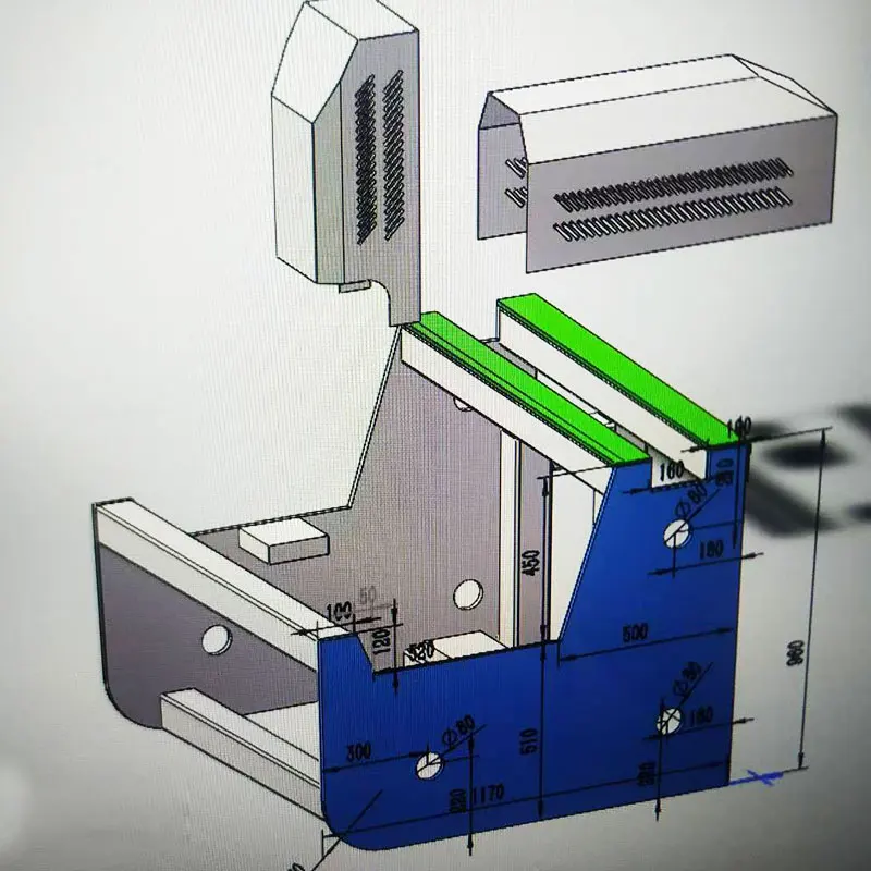 High-precision Aluminum Profile CNC Drilling and Milling Machine Brand New