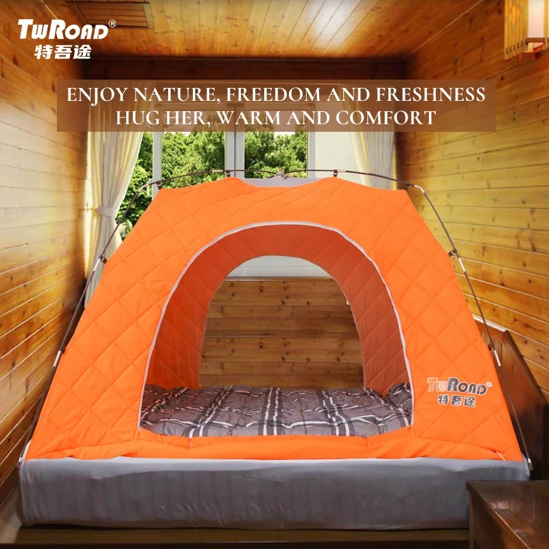 TWROAD 2021 Amazon Hot Sale Indoor Warm Tent Forest Wooden House Warm Winter Tent Humanized Design Warm Winter Tent