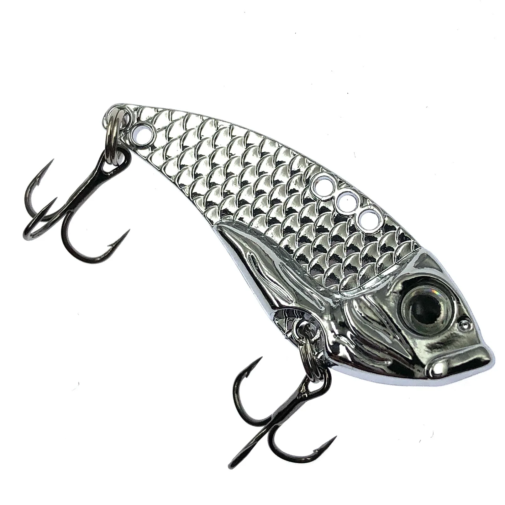 High-Quality 5/7/10/15/20g Three Hook Dragon Scales VIB Sequins Metal Hard Bait Long Cast Culter Alburnus Perch