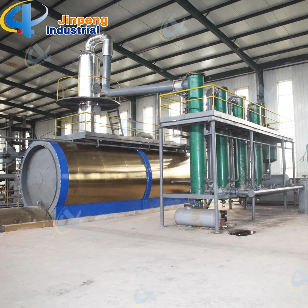 High Quality Factory Price Fully Automatic Pyrolysis Oil to Diesel Distillation Plant