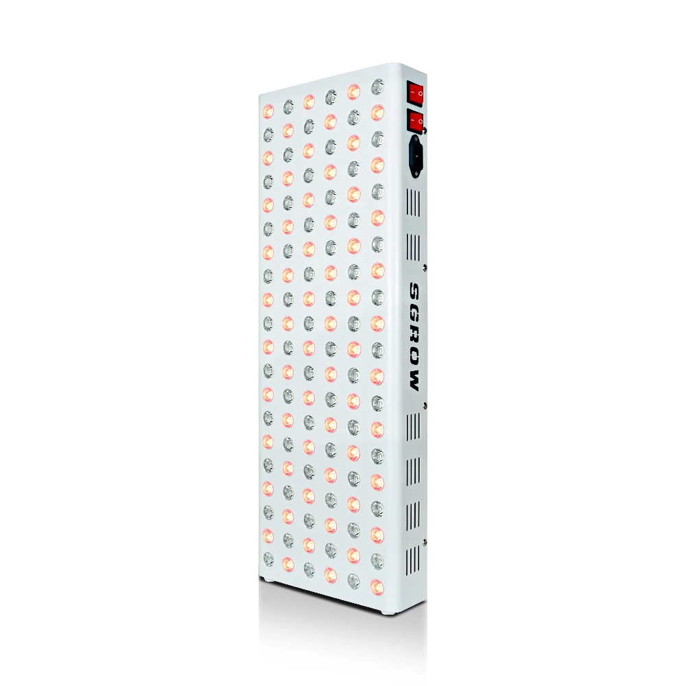 SGROW Factory Wholesale Newest RS600 660nm 850nm 600W BIO Red Light Therapy Panel for Skin Care