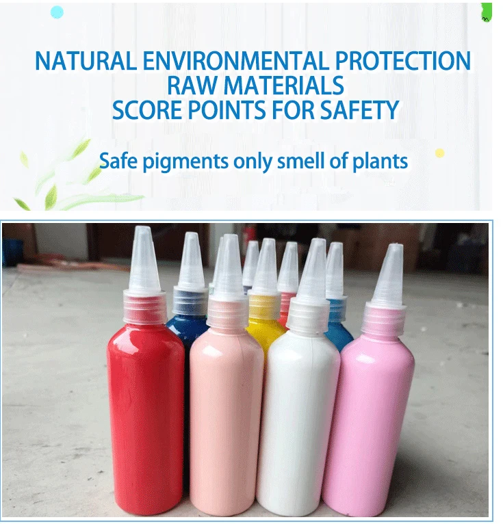 Diy Acrylic Pouring Paint Set Custom Art Supplies High Flow Paint For Canvas Glass Paper Wood Tile Stones