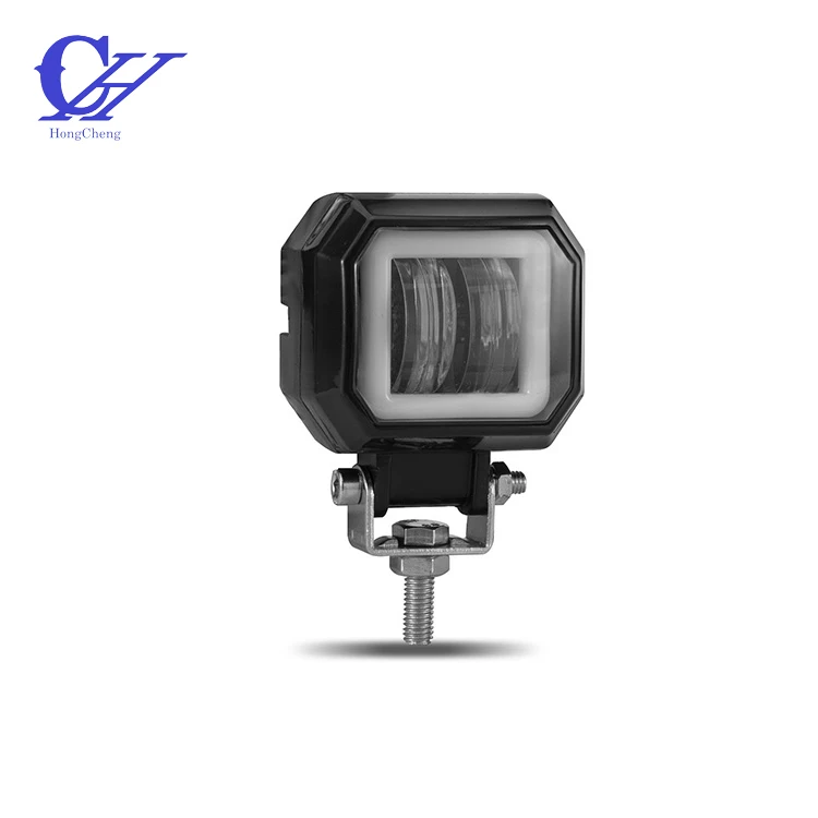 Горячая Распродажа, квадратный IP67 Светодиодный Мини-фонарь для мотоциклов, 20 Вт, светодиодные фонари для мотоциклов