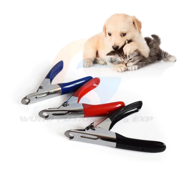 Высокое качество домашних животных собак и кошек кусачки для ногтей резак из нержавеющей стали для очистки после домашних питомцев, красочные инструменты для ногтей маникюрные ножницы