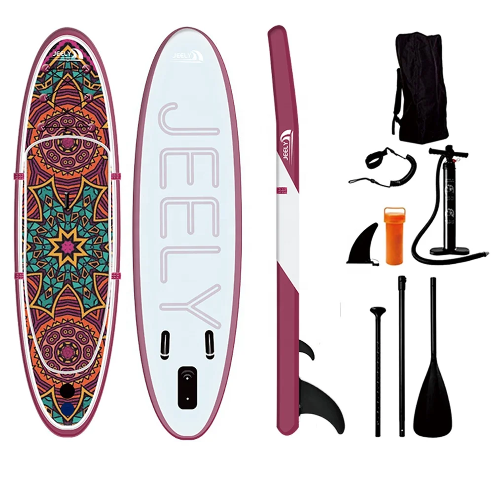 Customize Colors 10ft  Reinforcement Stand UP Paddle Board Inflatable SUP Paddle Board