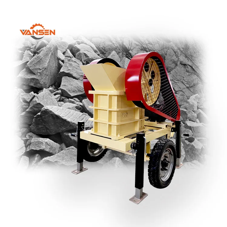 portable small diesel engine ore lime crusher pe jaw crusher for stone