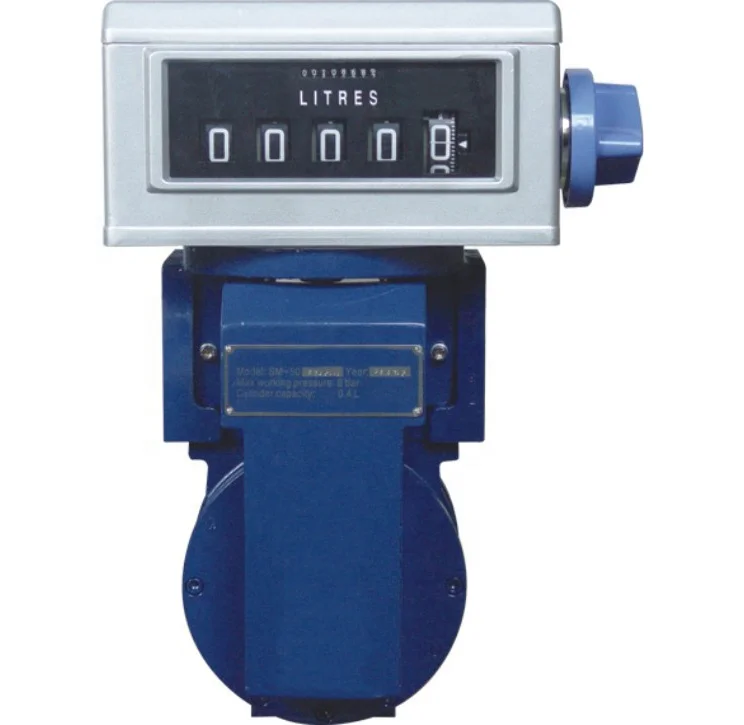 SM Series Positive Displacement Vane Flow Meter For Gas Station