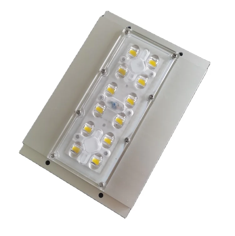60W PH7070 SMD LED Light PCB Module Optical Lens IP65 Rated Road Lighting AC Power Supply Ce Certified 6500K Color Temperature