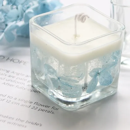 Aroma Scented Candles Home Fragrance Making Supplies Private Label Clear Candles Custom Gel Candle Wholesale Manufacturers