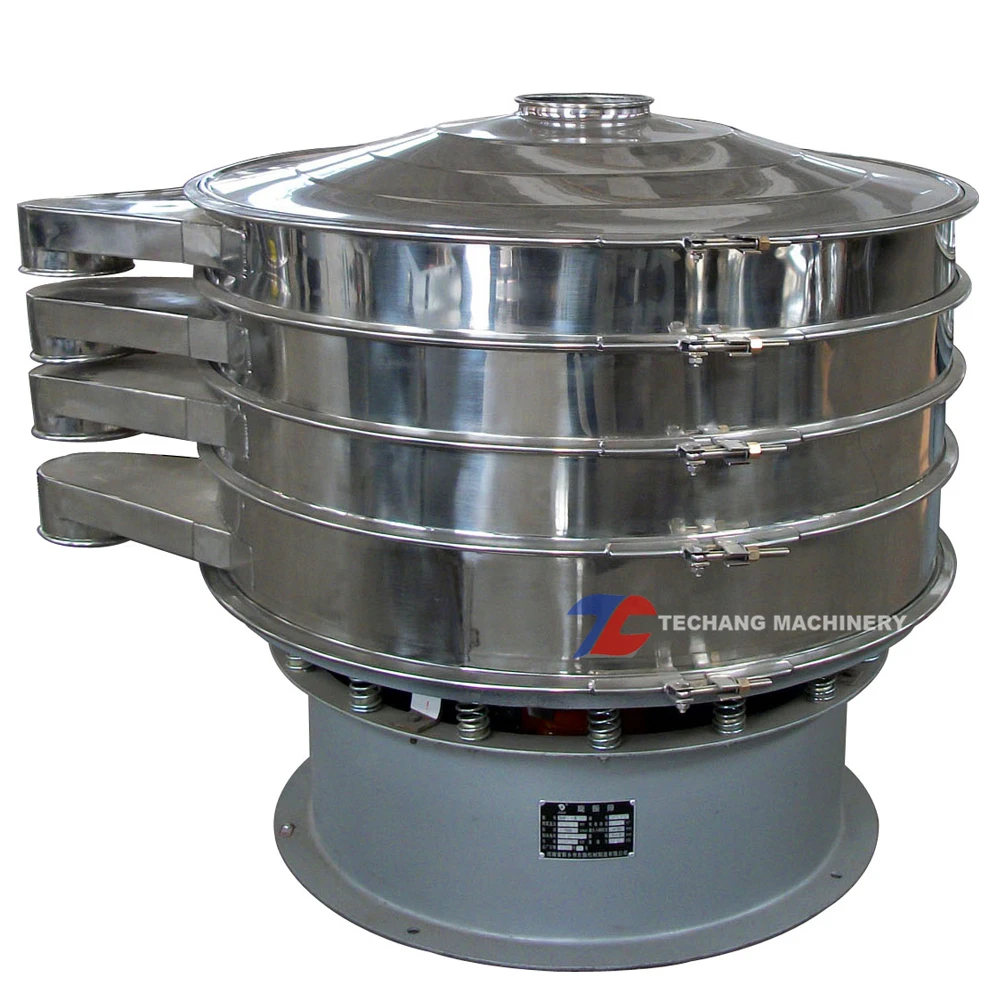 Industrial Stainless Steel Rotary Vibrating Screen Milk Powder Sieve Machine Food Sifter Separator
