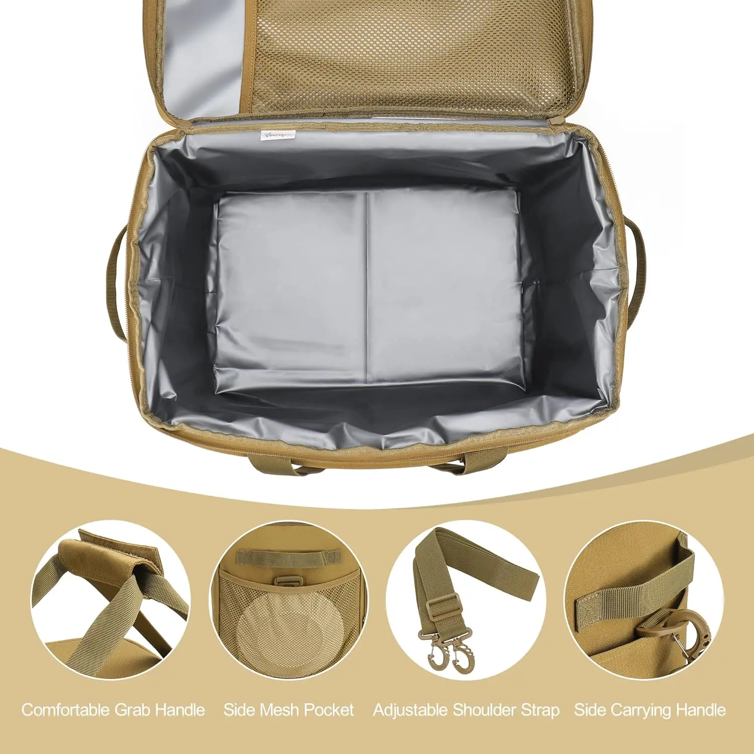 black linen igloo cooler beer bag backpack lunch foodpanda bag food delivery backpack thermo food bag for food delivery