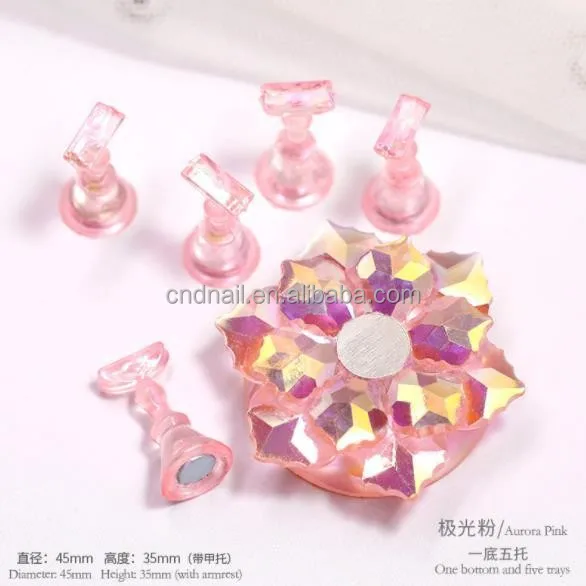 Основа для маникюра lotus Aurora с магнитом начинающих маникюрных работников Фиксированная Рама практики