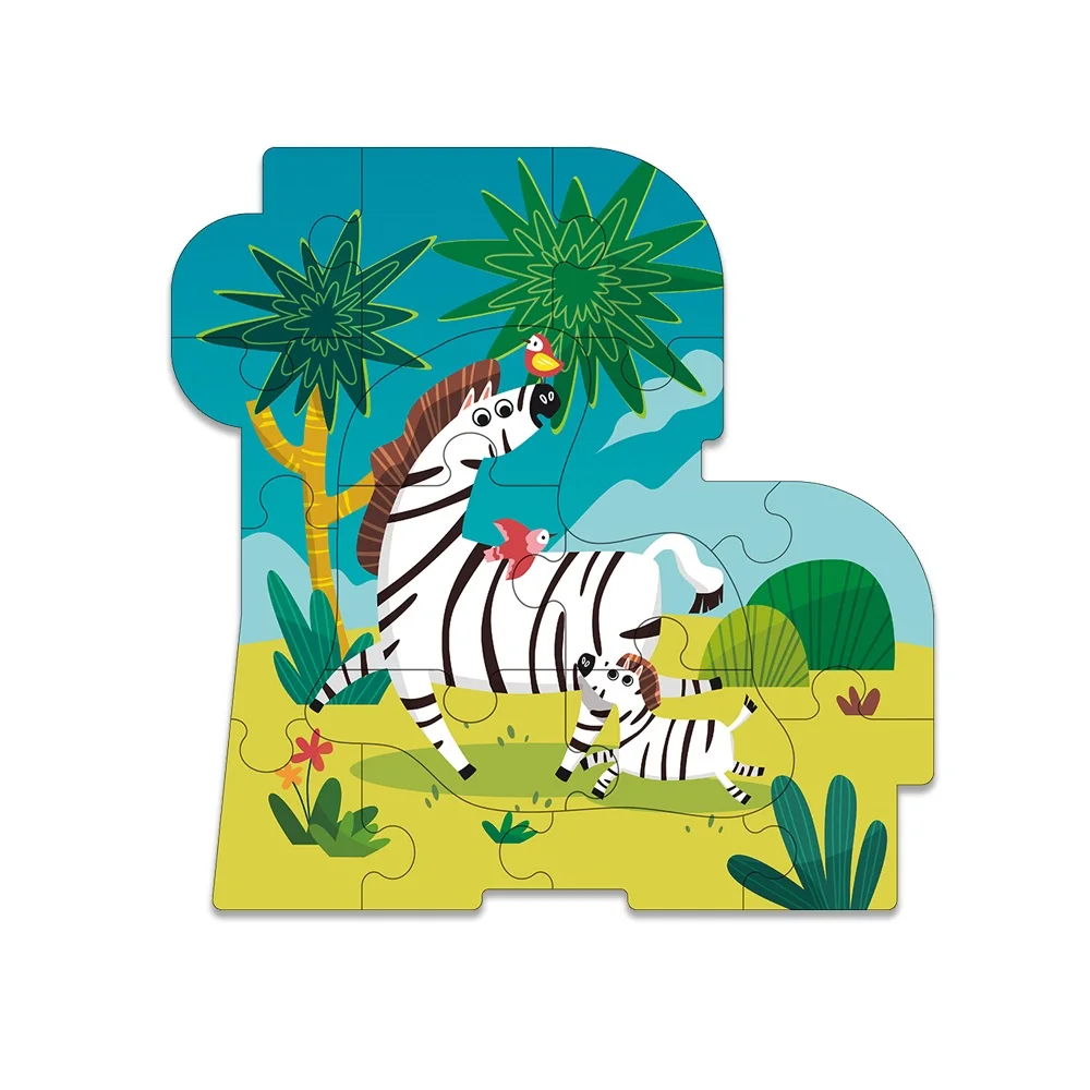 Factory Direct Metro Zebras In Africa  Art Story Puzzles Toys Shoulder Bag Colorful and comfortable Jigsaw Puzzles