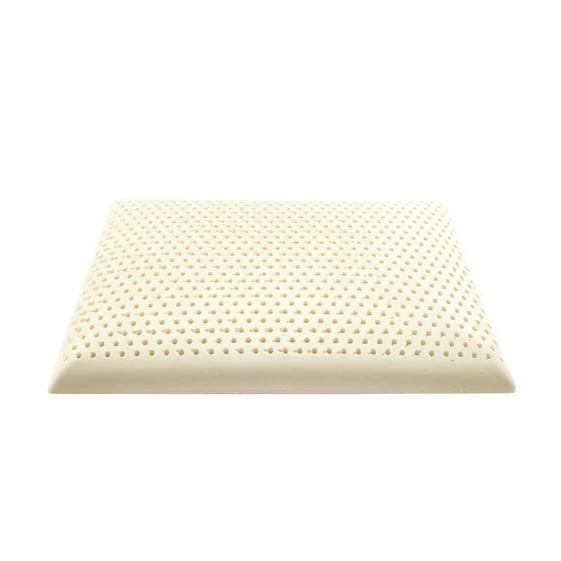 COOLING BEDREAMY Dunlop Latex Pillow 30 Massage Christmas White Neck Massager Square Adults Embroidery Solid Knitted Foam Pillow Memory