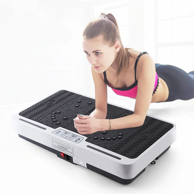 Home Professional Equipment Exercise Crazy Fit Massage Electric Vibration Plate