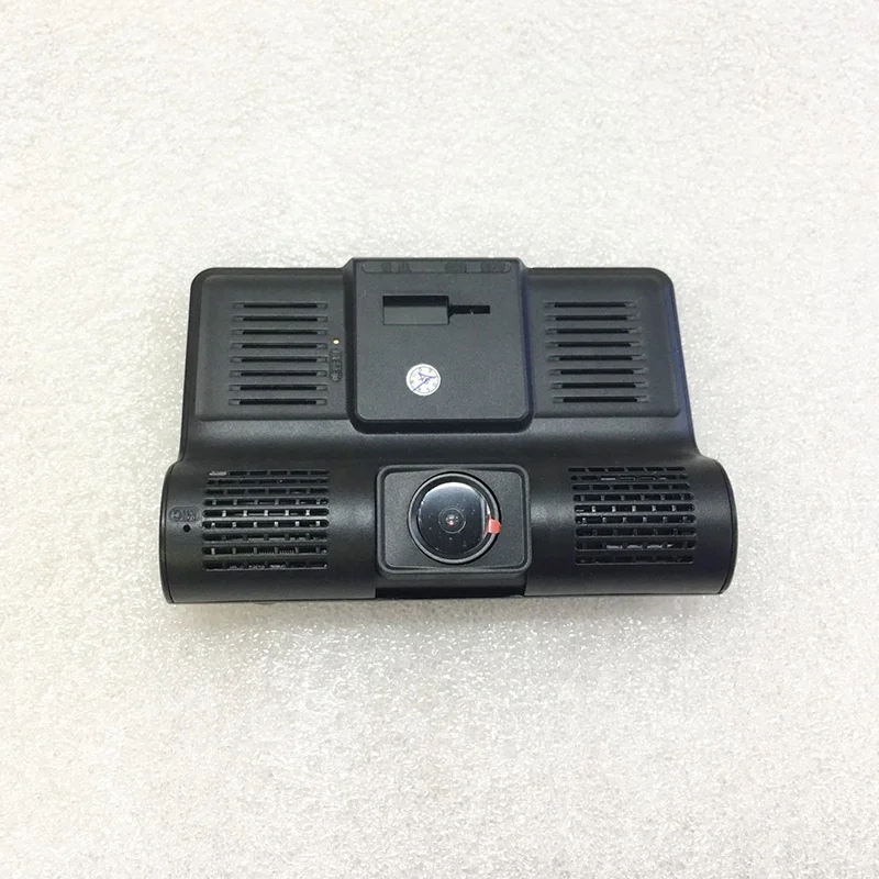 Digital Security Vehicle Dash Camera Video Recorder 4.0 Inch IPS Screen Fhd 1080p 3 Lens Dash Cam Car Dvr