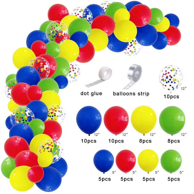 Birthday Party Balloon Arch Baby Shower Balloon Garland Anniversary Party Confetti Ballon Set For Wedding Decoration