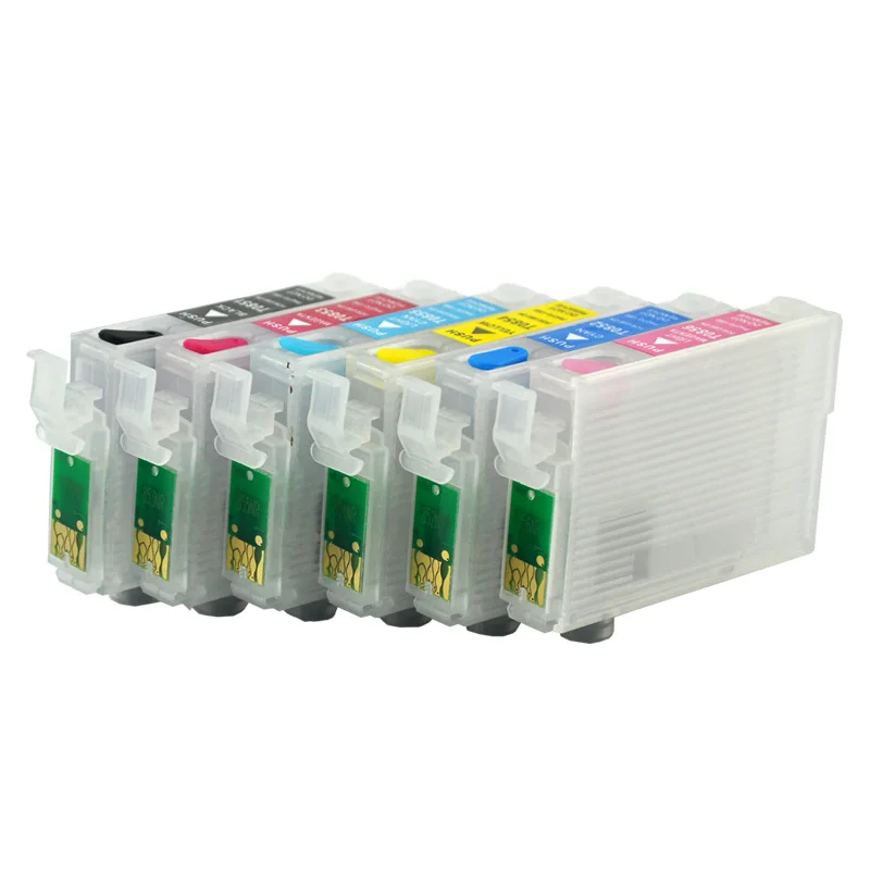 Refillable Ink Cartridge for T0851N T60 R330 with Chips