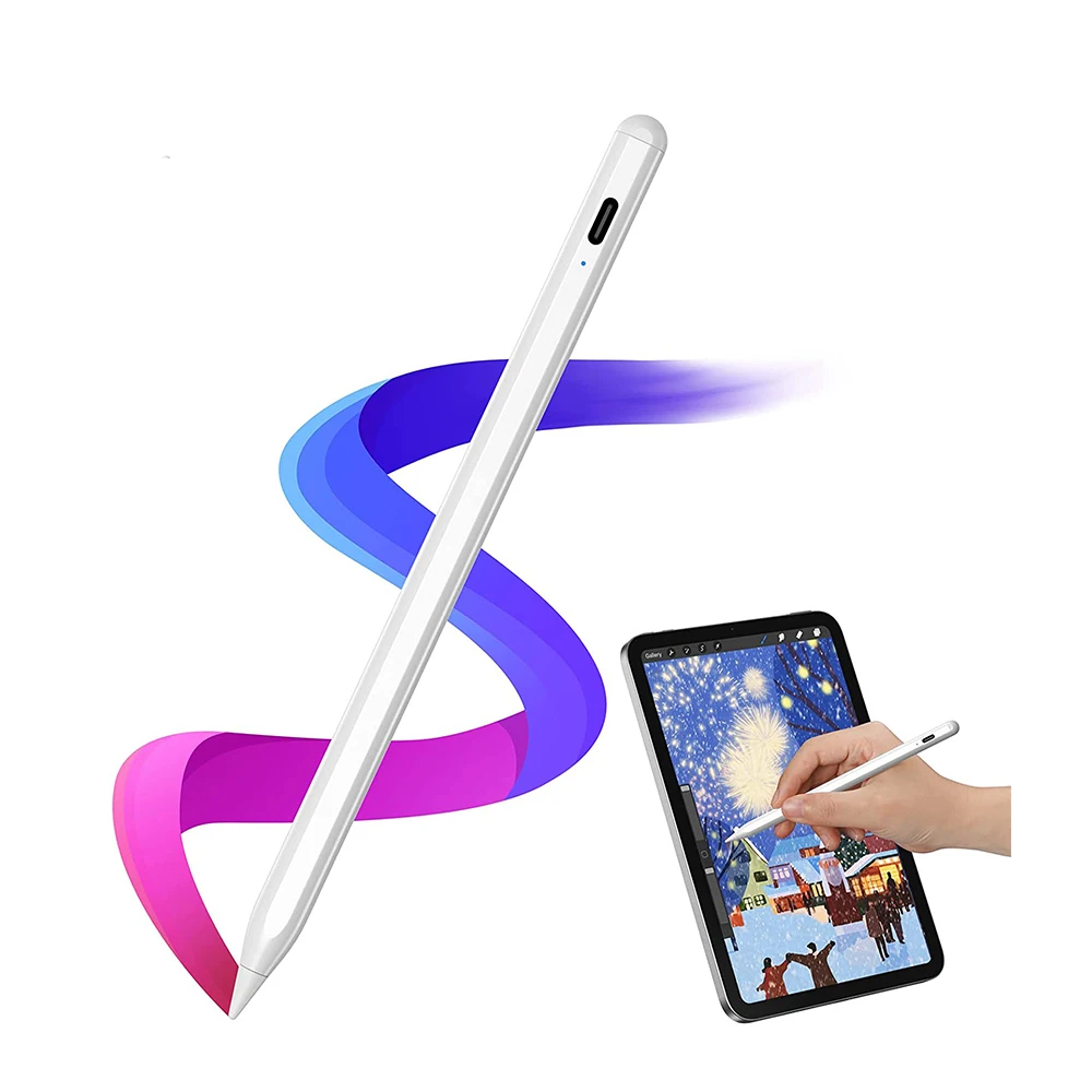 BT Stylus Pen with Palm Rejection Tilt Bold Support for IPad 2018 and Later