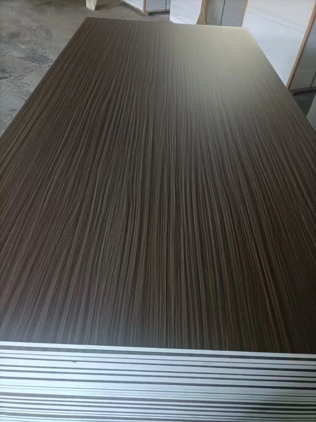 5-18mm pvc foam board PVC and melamain  film for furniture construction