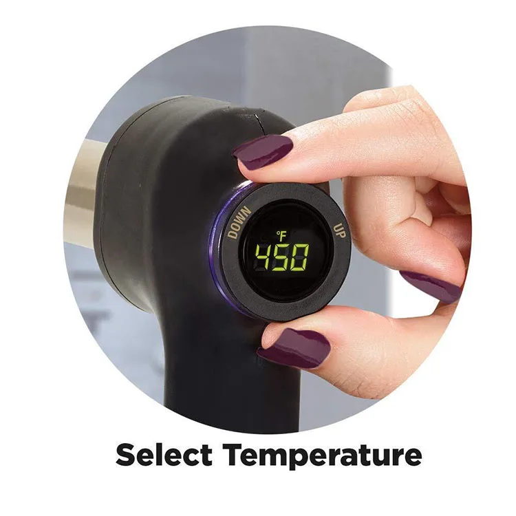 Adjustable Temperature LED Display DongGuang Factory  Sundi Hair Curler
