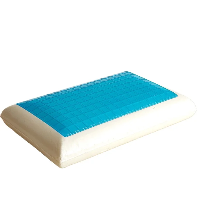Hot sale Custom Eco-friendly Comfortable Soft Ventilated Gel memory foam pillow For Home