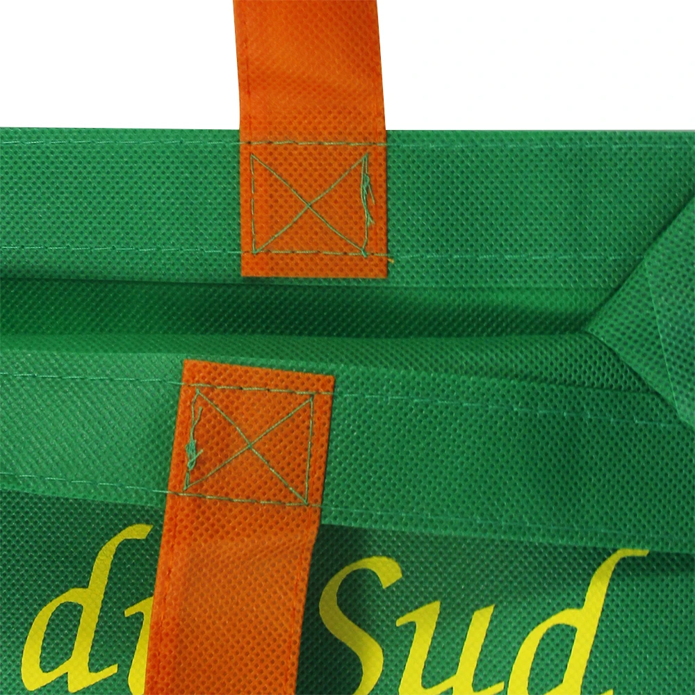 Wholesale Custom Color Spunbond Pla Nonwoven Shopping Bag Reusable Promotional Grocery Bag Eco Non-woven Fabric Bag