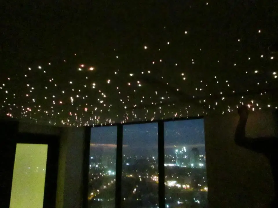 LED fiber optic panel star ceiling twinkle residential fiber optical starry sky lighting