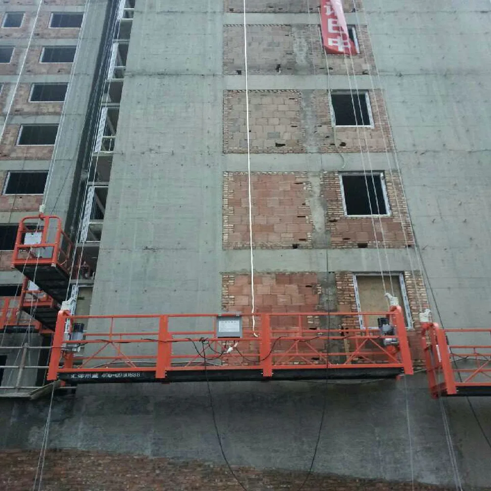 facade lift zlp800 100m work mobile scaffolding galvanized aluminum alloy construction cradle platform window cleaning equipment